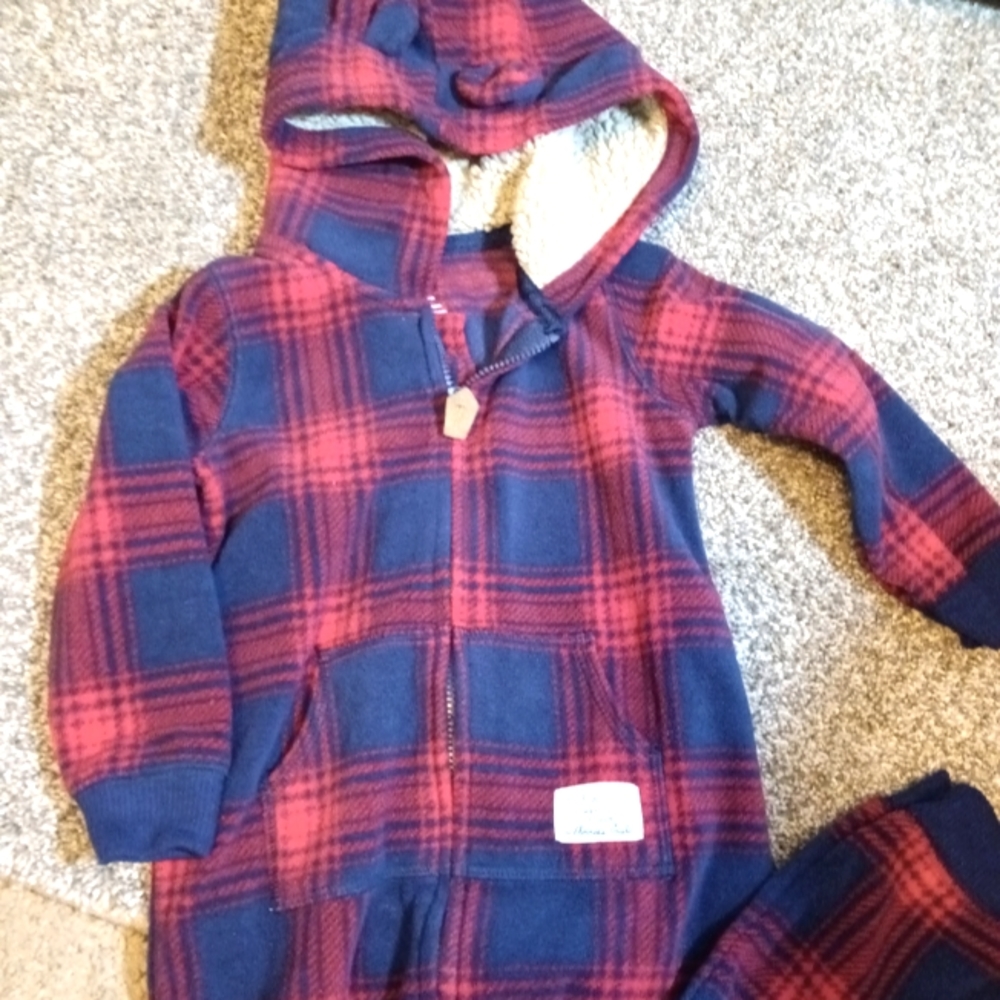 Baby fleece hooded jumper Carter's 18m